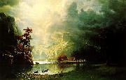 Albert Bierstadt Sierra Nevada Morning oil painting reproduction
